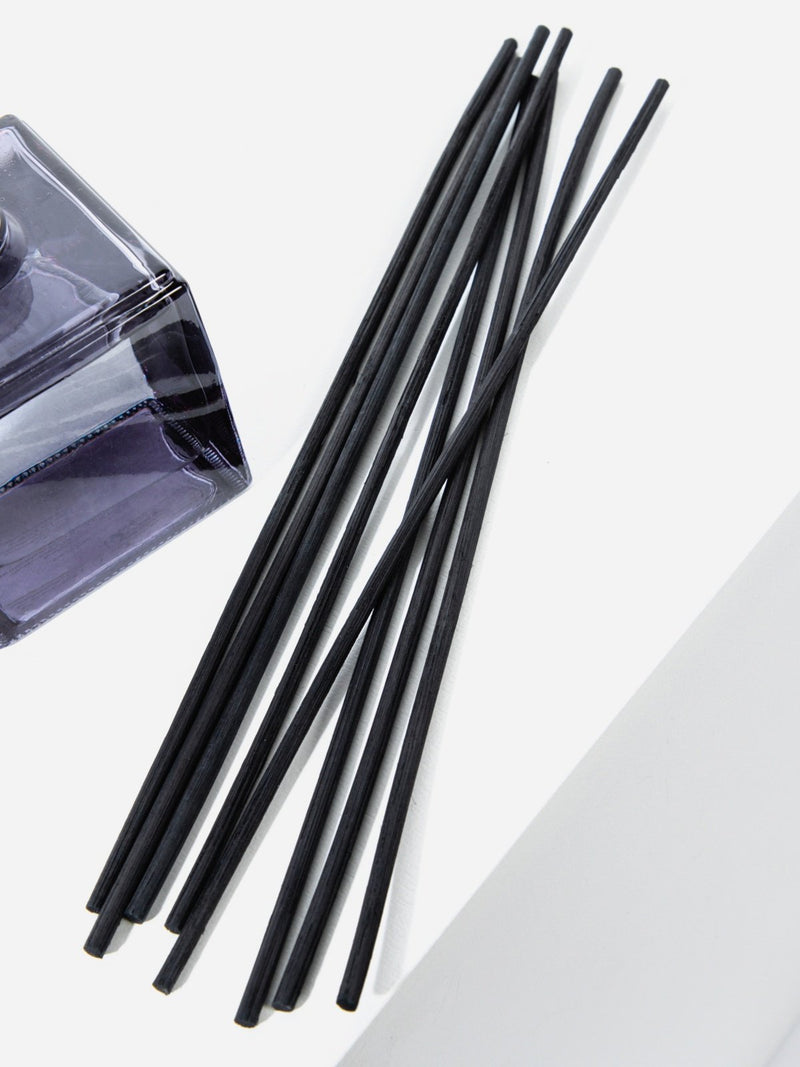 Black natural rattan sticks, 250 x 4mm, 8 pcs.-1