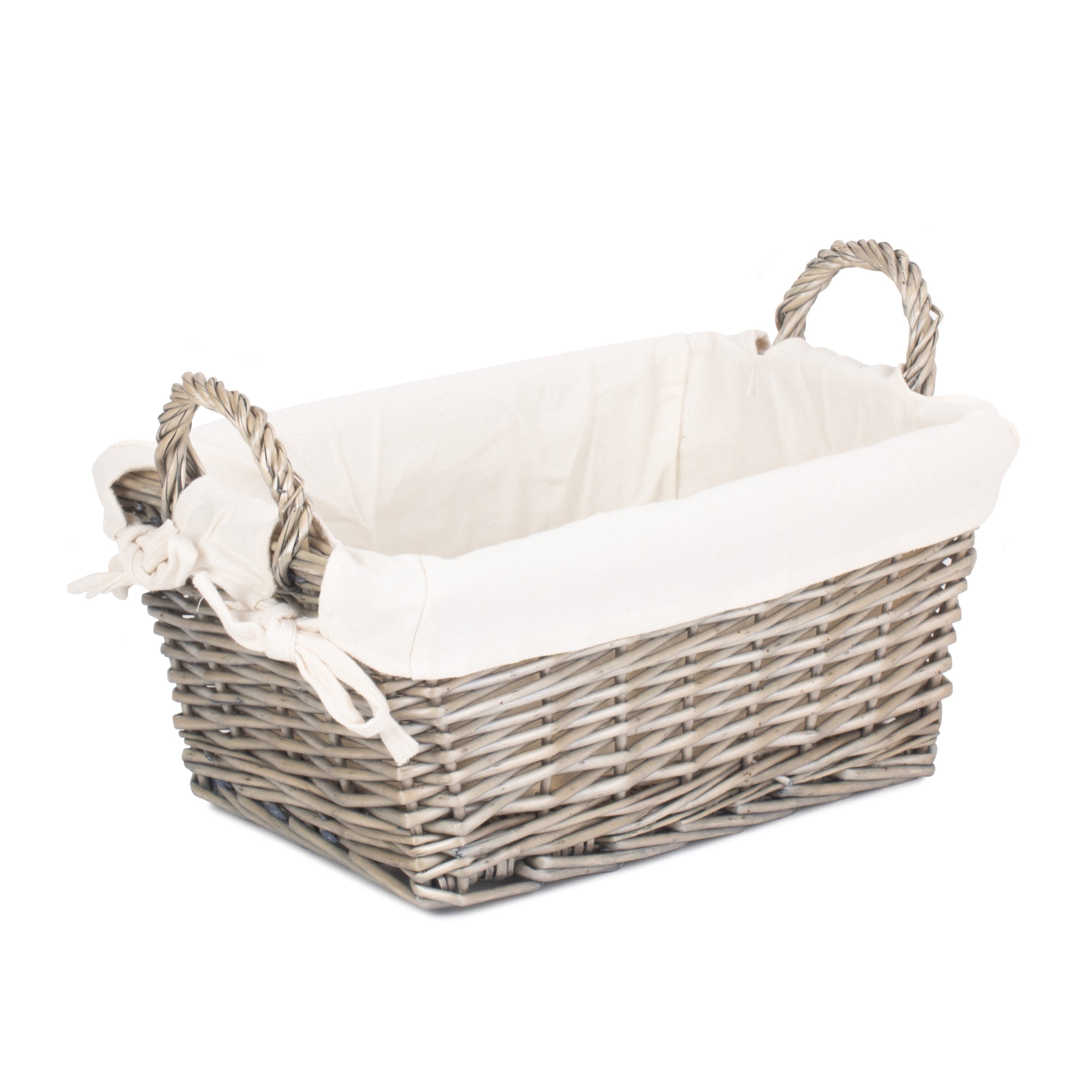 Antiker Flechtkorb mit Griffen