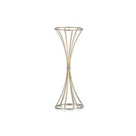 2-Pack Iron Flower Stand Vases Wedding Centerpiece Stands Gold-0