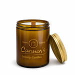 Coco Brown: Warm Ember – Duftkerze mit Holzdocht (200g)-0