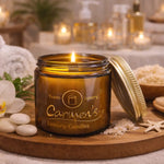 Coco Brown: Warm Ember – Duftkerze mit Holzdocht (200g)-3