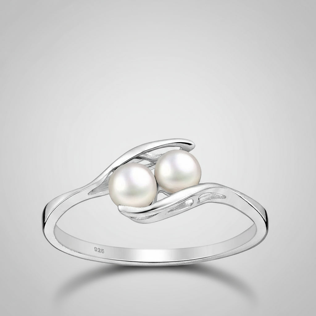 Ring Peace - Sterling Silver Minimalist Peace Symbol Ring-0