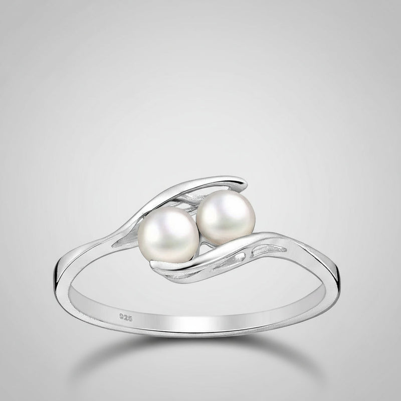 Ring Peace - Sterling Silver Minimalist Peace Symbol Ring-0